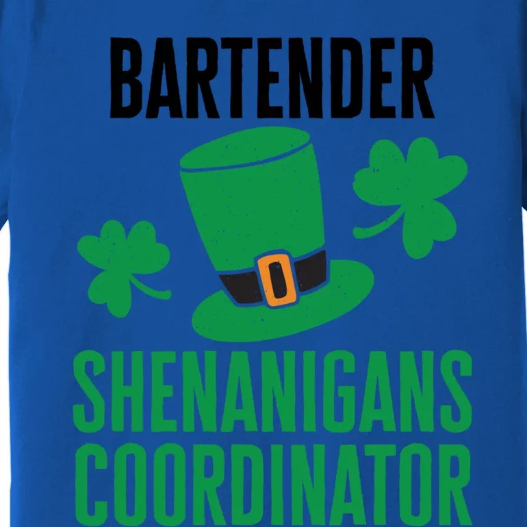 Bartender St Patricks Day Shenanigans Coordinator Gift Premium T-Shirt