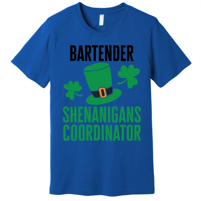 Bartender St Patricks Day Shenanigans Coordinator Gift Premium T-Shirt