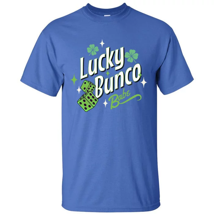 Bunco St Patrick's Day Lucky Bunco Babe Great Gift Tall T-Shirt