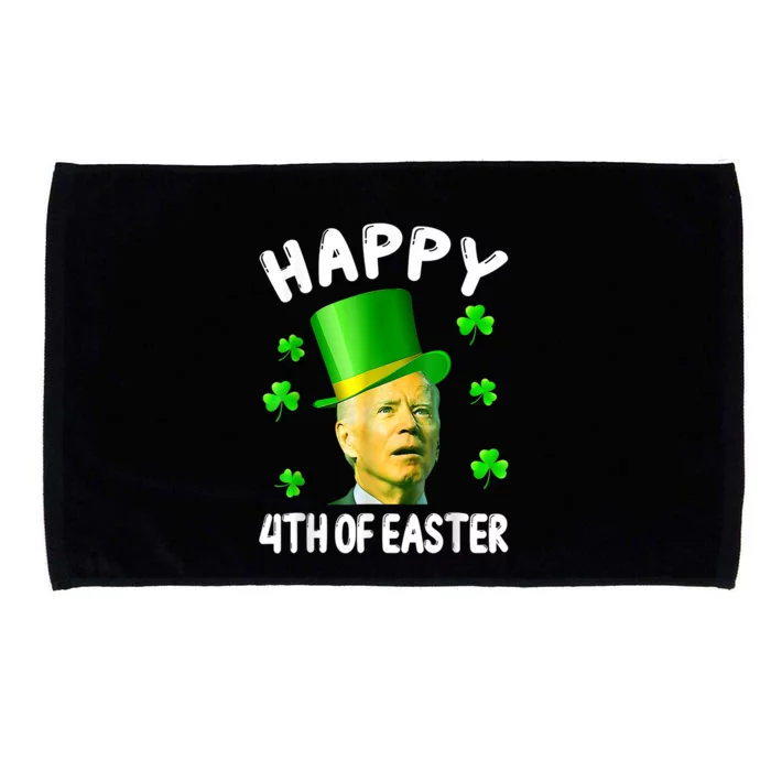 Biden St Patricks Day Funny Happy 4th Of Easter Microfiber Hand Towel