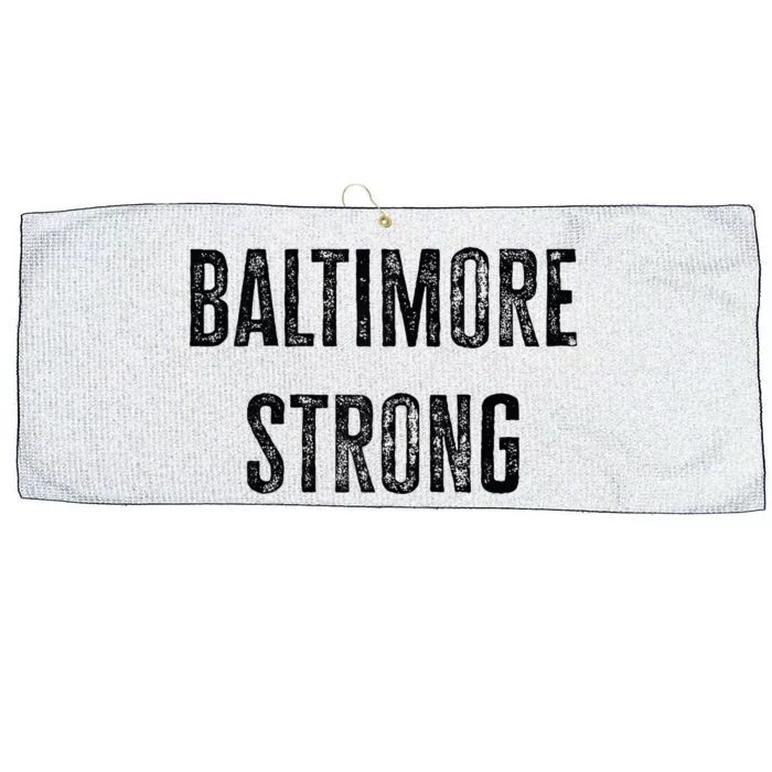 Baltimore Strong Pray For Baltimore Bridge Raglan Baseball Large Microfiber Waffle Golf Towel