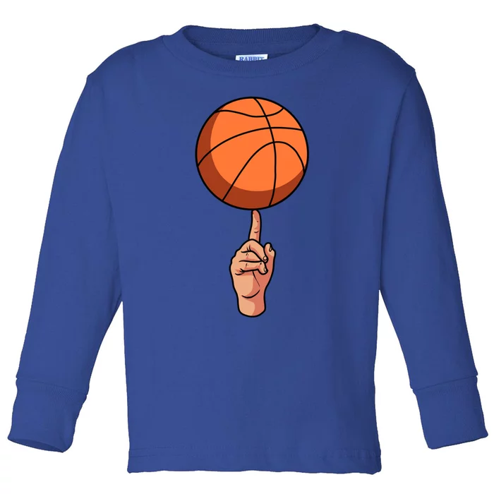 Basketball Sport Player Great Gift Hoops Streetball Baller Basketball Gift Toddler Long Sleeve Shirt