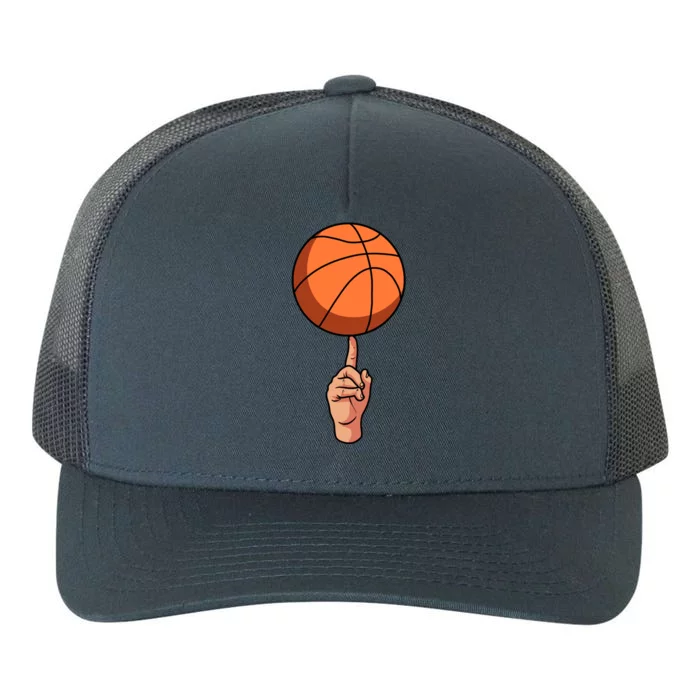 Basketball Sport Player Great Gift Hoops Streetball Baller Basketball Gift Yupoong Adult 5-Panel Trucker Hat