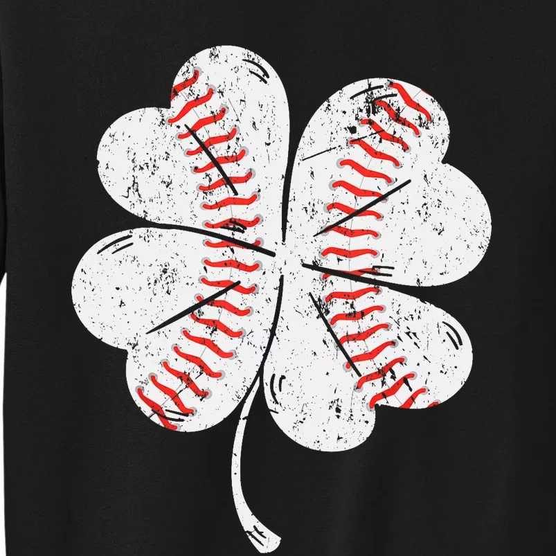 Baseball St Patties Shamrock St Patricks Day Sweatshirt