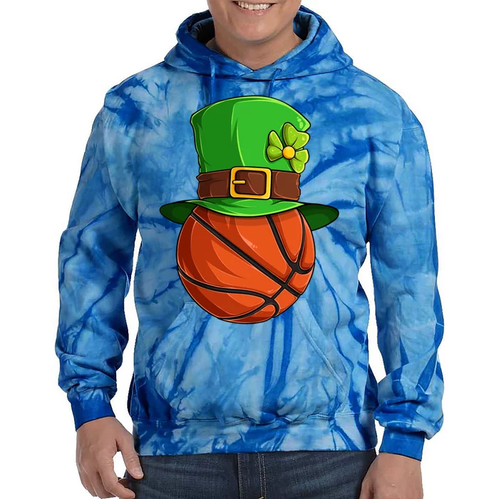 Basketball St Patricks Day Funny Lucky Hate Sport Great Gift Tie Dye Hoodie