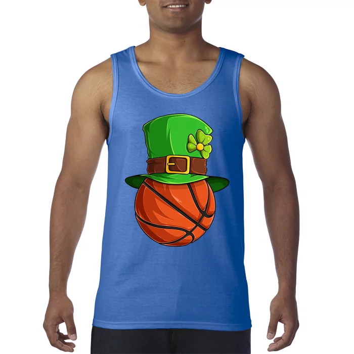 Basketball St Patricks Day Funny Lucky Hate Sport Great Gift Tank Top