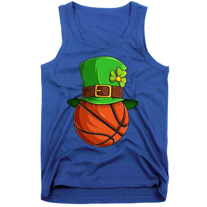 Basketball St Patricks Day Funny Lucky Hate Sport Great Gift Tank Top