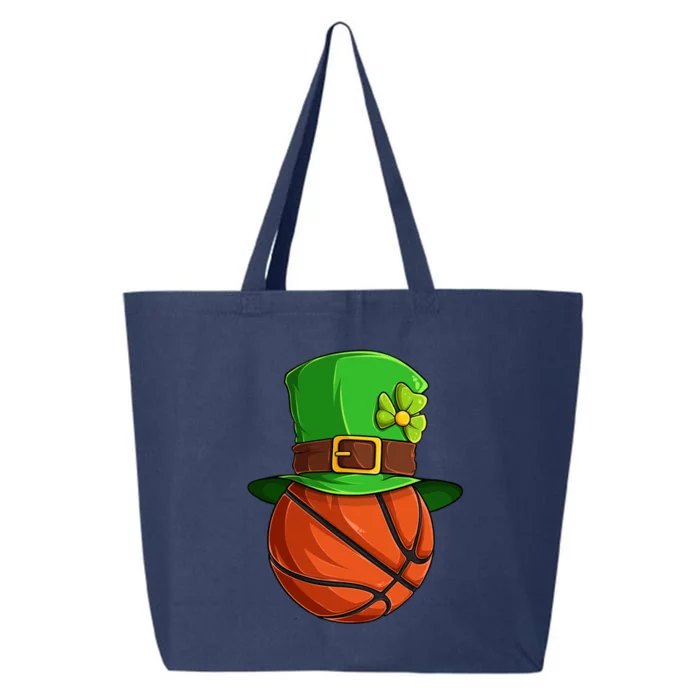 Basketball St Patricks Day Funny Lucky Hate Sport Great Gift 25L Jumbo Tote