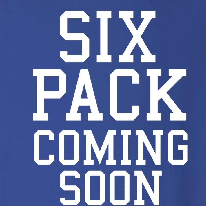 Backprint Six Pack Coming Soon Funny Gift Toddler Long Sleeve Shirt