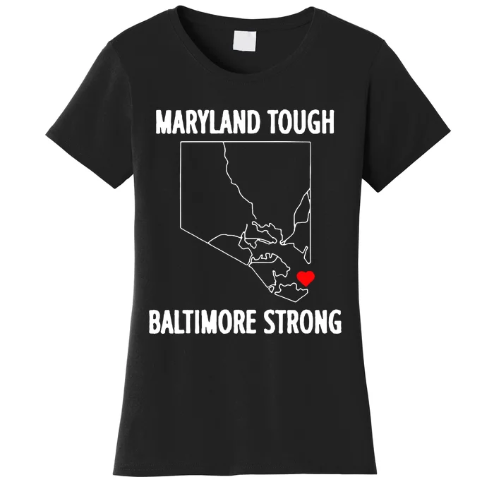 Baltimore Strong Pray For Baltimore Women's T-Shirt