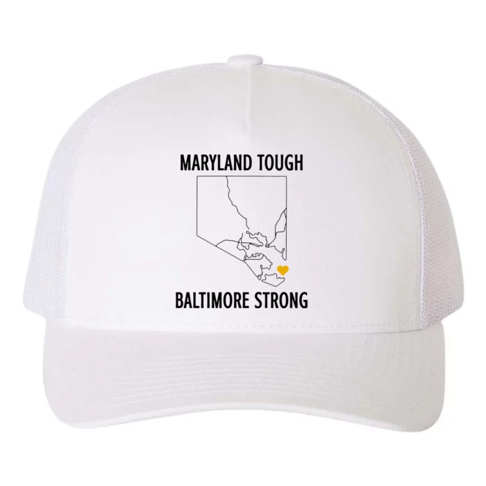 Baltimore Strong Pray For Baltimore Yupoong Adult 5-Panel Trucker Hat