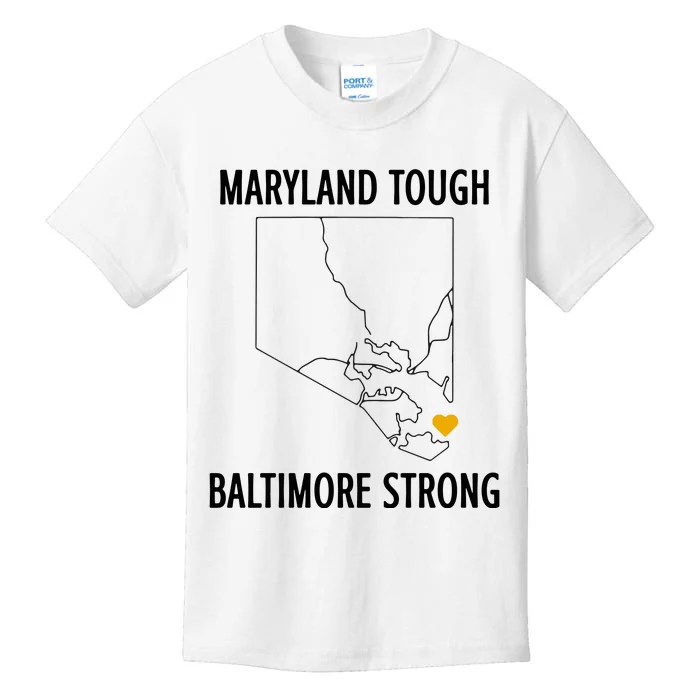 Baltimore Strong Pray For Baltimore Kids T-Shirt