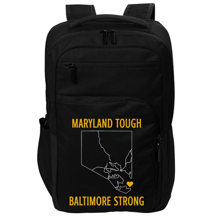 Baltimore Strong Pray For Baltimore Impact Tech Backpack