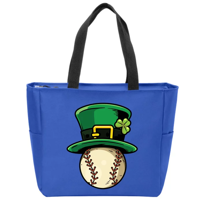 Baseball Saint Patricks Day Sports Meaningful Gift Zip Tote Bag