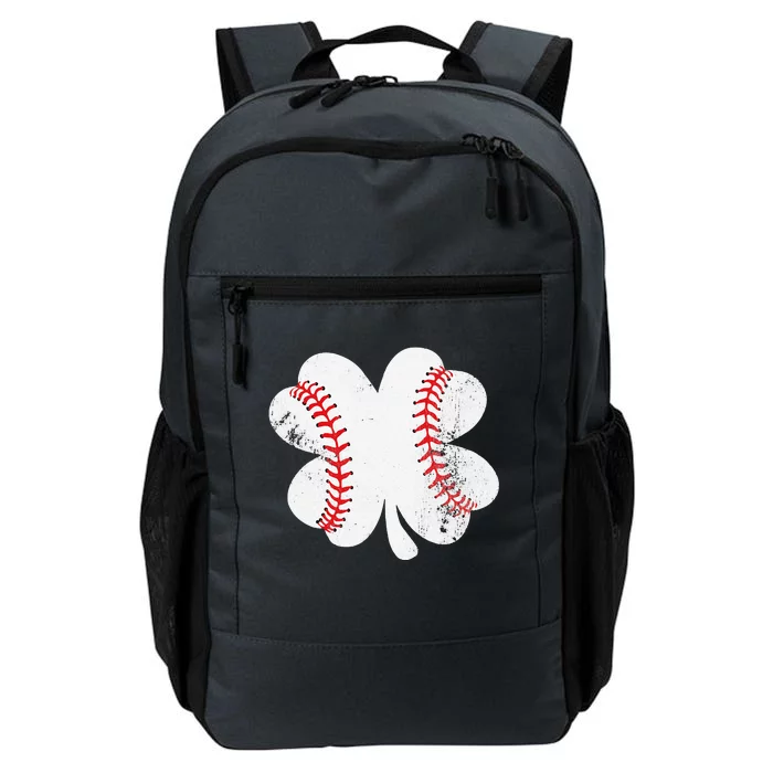 Baseball St Patricks Day Shamrock Catcher Pitcher Daily Commute Backpack