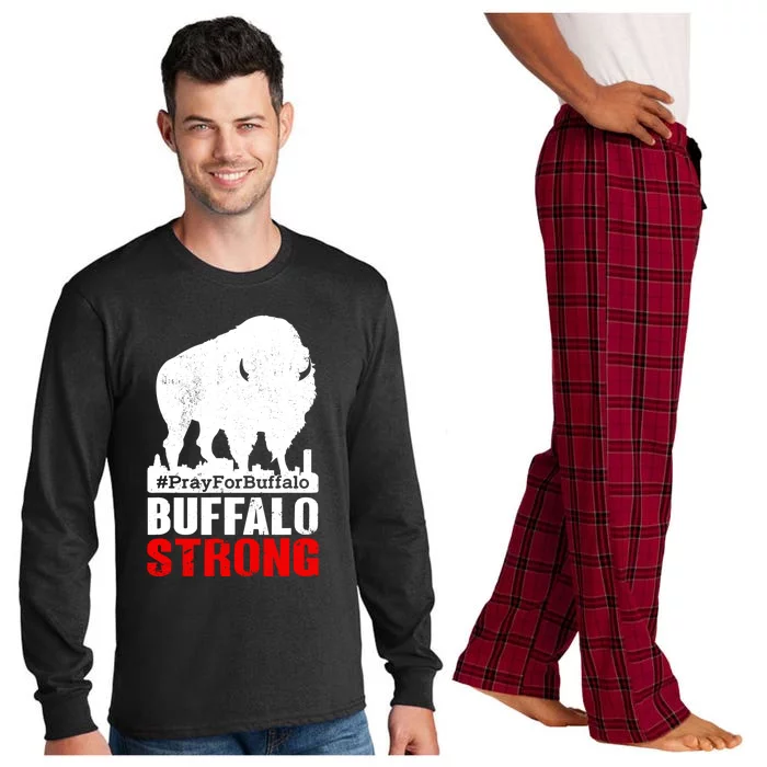 Choose Love Buffalo Strong Pray For Buffalo Long Sleeve Pajama Set