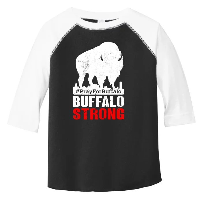 Choose Love Buffalo Strong Pray For Buffalo Toddler Fine Jersey T-Shirt