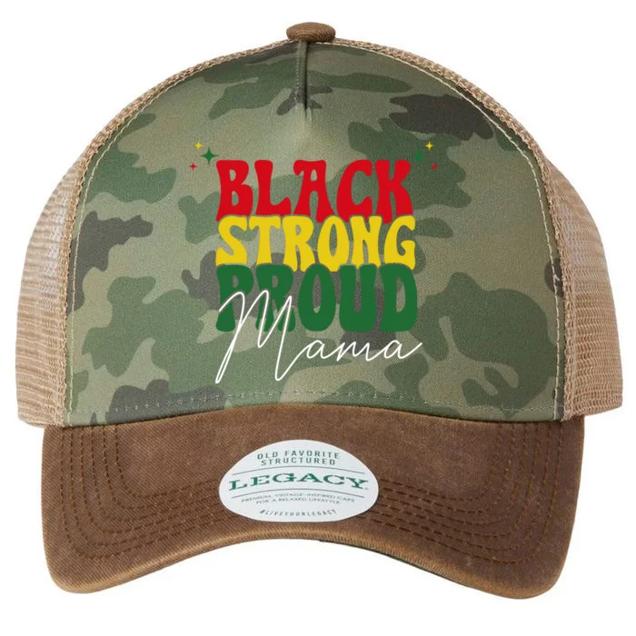 Black Strong Proud Mama Black History Legacy Tie Dye Trucker Hat