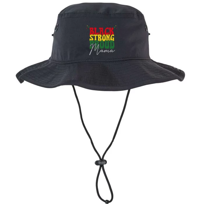 Black Strong Proud Mama Black History Legacy Cool Fit Booney Bucket Hat