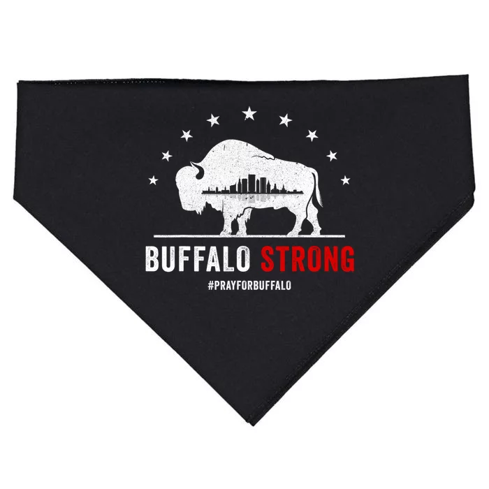 Choose Love Buffalo Strong Pray For Buffalo USA-Made Doggie Bandana