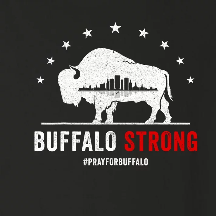 Choose Love Buffalo Strong Pray For Buffalo Toddler Long Sleeve Shirt