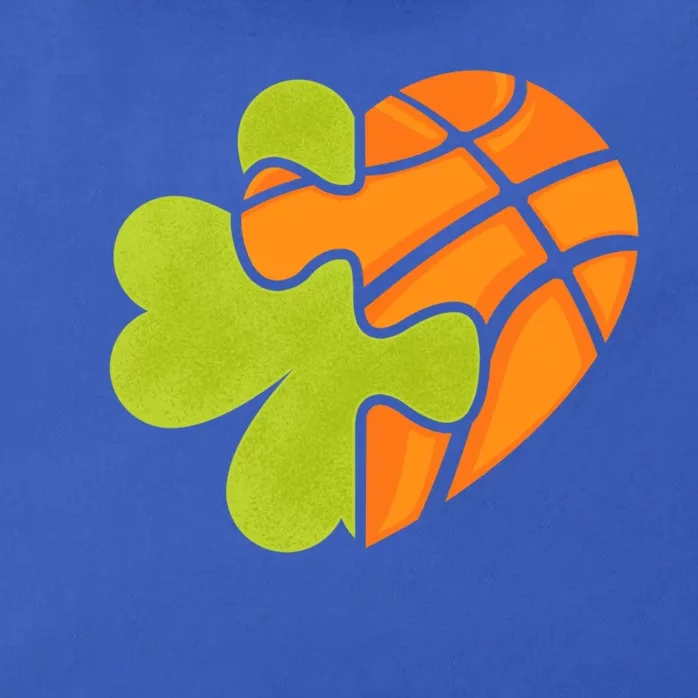 Basketball St Patrick's Day Shamrock Leprechaun Lucky Irish Funny Gift Zip Tote Bag