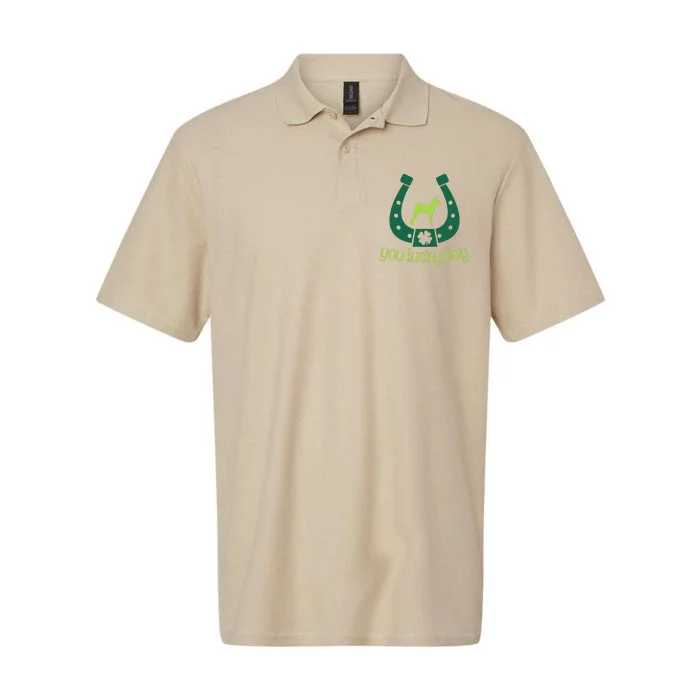 Basenji St Patrick's Day, Saint Paddys Dog Lover Gift Softstyle Adult Sport Polo