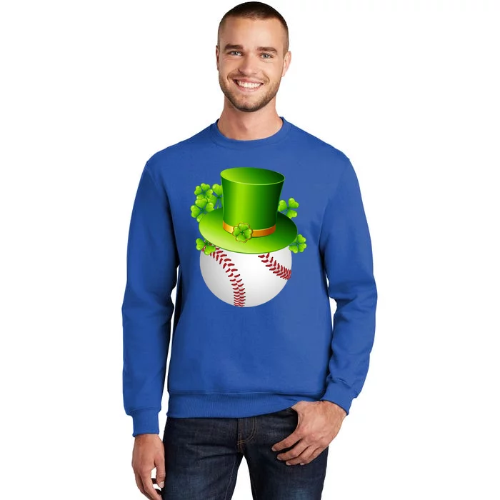 Baseball St Patricks Day Ball Leprechaun Catcher Gift Sweatshirt