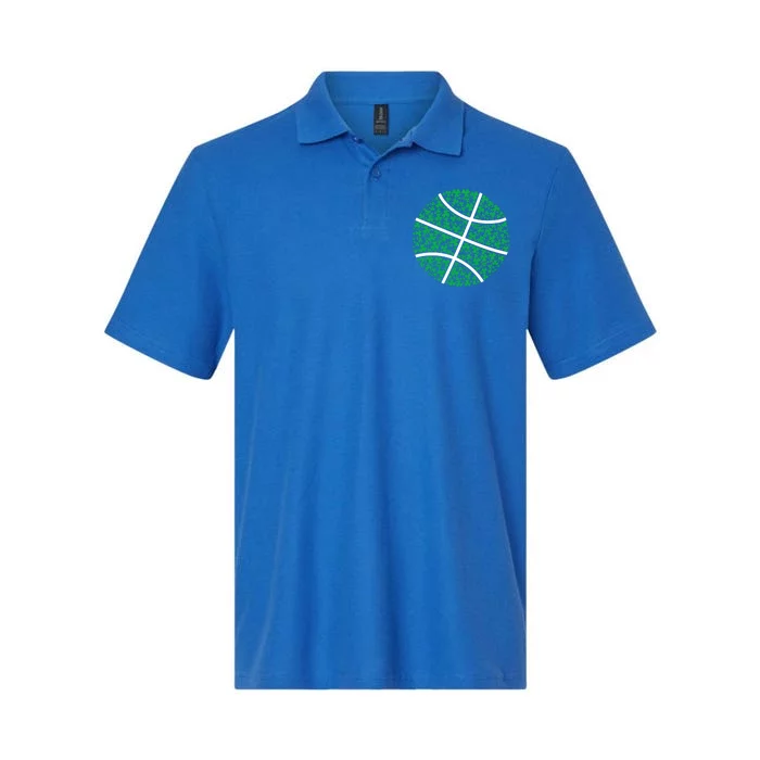 Basketball St Patrick's Day Coach Gift Basketball Player Gift Softstyle Adult Sport Polo