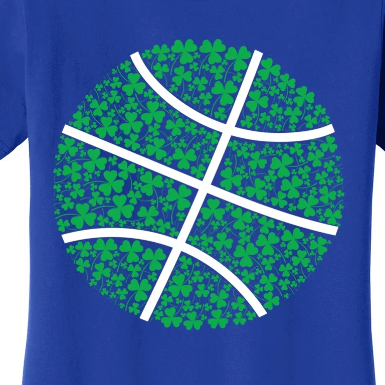 Basketball St Patrick's Day Coach Gift Basketball Player Gift Women's T-Shirt