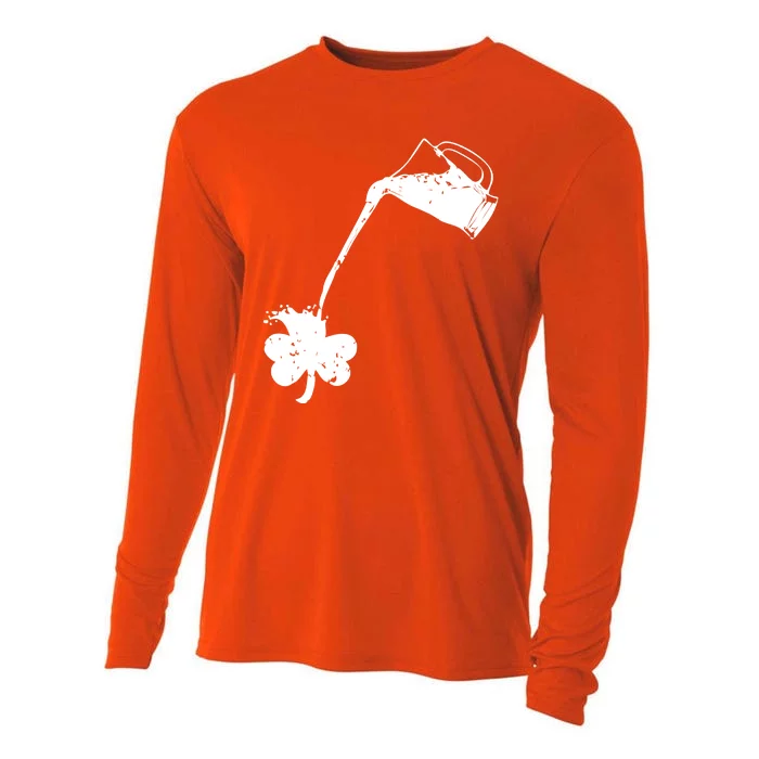 Beer St Patricks Day Holiday Cooling Performance Long Sleeve Crew