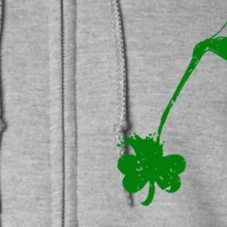 Beer St Patricks Day Holiday Full Zip Hoodie