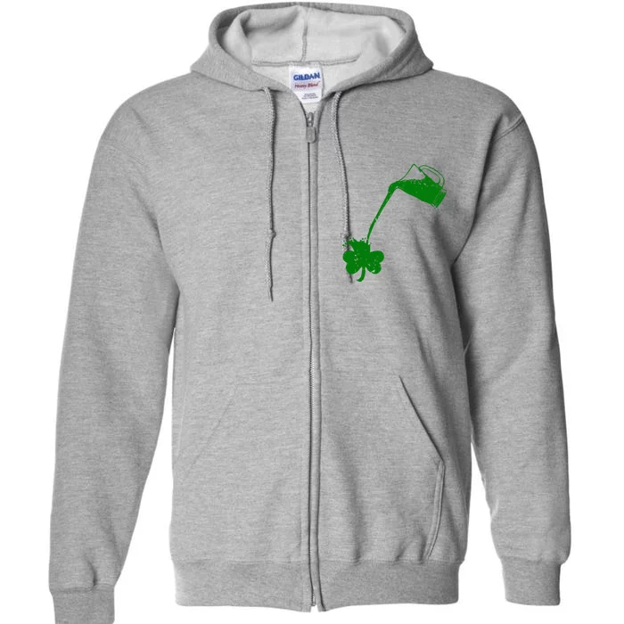 Beer St Patricks Day Holiday Full Zip Hoodie