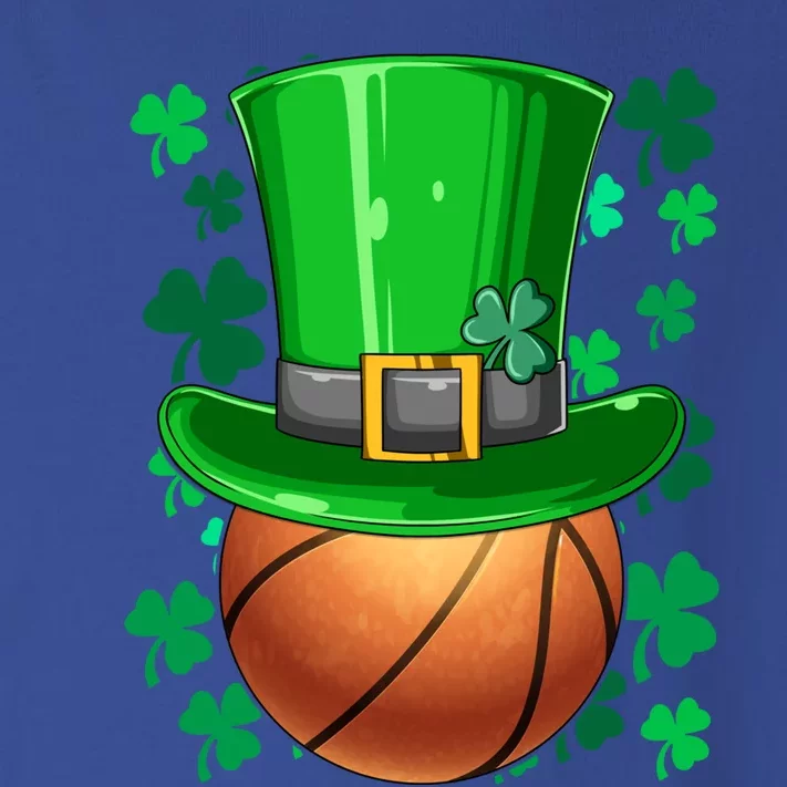 Basketball St Patrick's Day Irish Basketball Leprechaun Hat Gift Toddler Long Sleeve Shirt