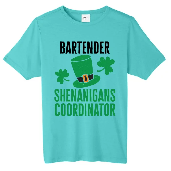 Bartender St Patricks Day Shenanigans Coordinator Gift ChromaSoft Performance T-Shirt