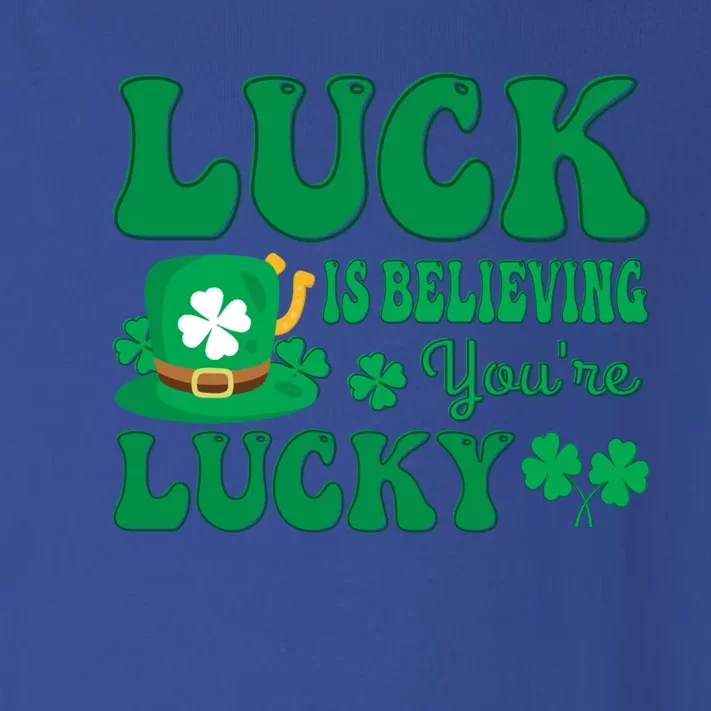 Believing St Patricks Day Gift Toddler Long Sleeve Shirt