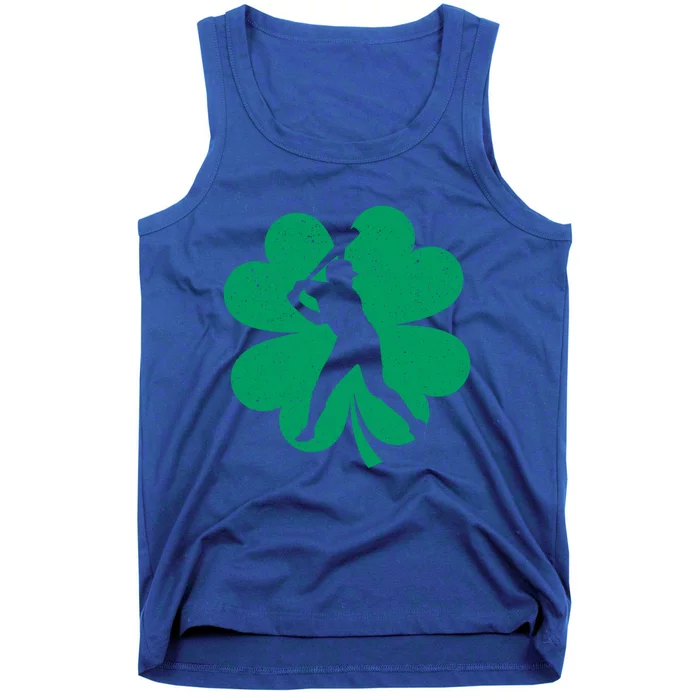 Baseball St Patricks Day Irish Catcher Pitcher Shamrock Cool Gift Tank Top