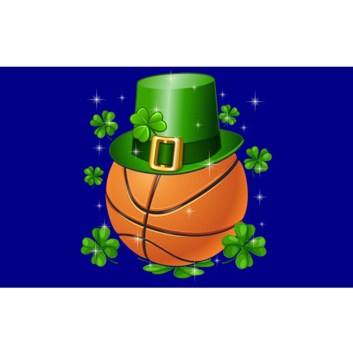 Basketball St Patrick's Day Leprechaun Shamrock Gift Bumper Sticker