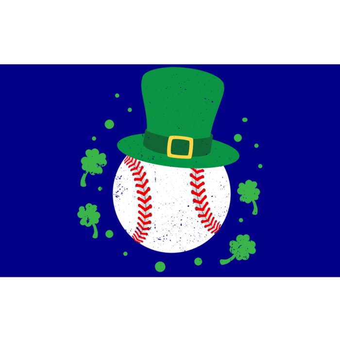 Baseball St Patricks Day Shamrock Gift Bumper Sticker