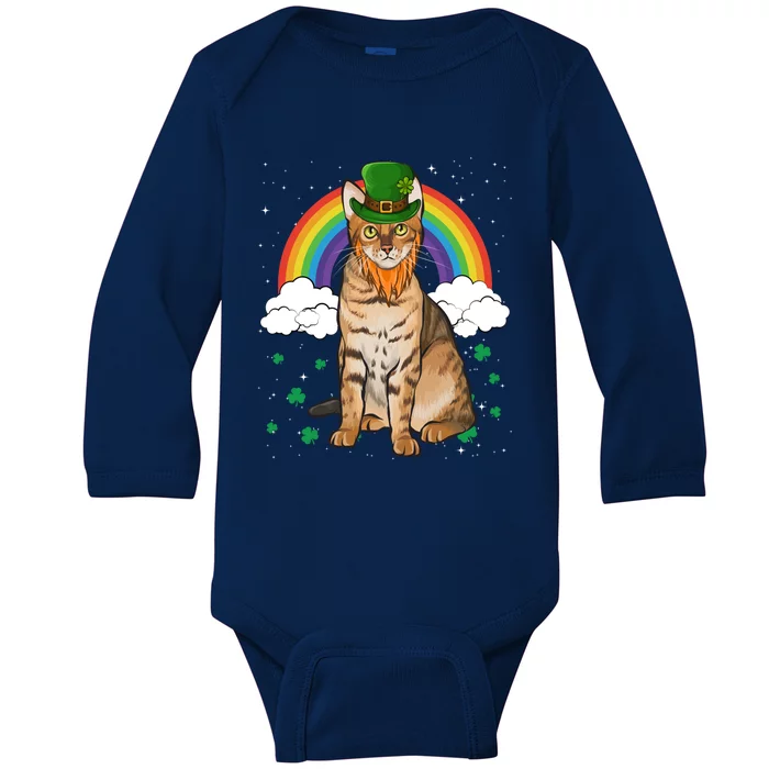 Bengal St Patricks Day Leprechaun Gift Baby Long Sleeve Bodysuit