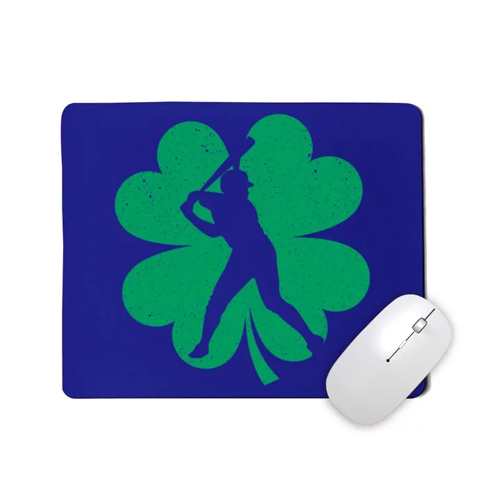 Baseball St Patricks Day Irish Catcher Pitcher Shamrock Gift Mousepad