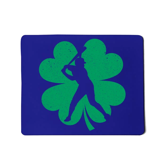 Baseball St Patricks Day Irish Catcher Pitcher Shamrock Gift Mousepad