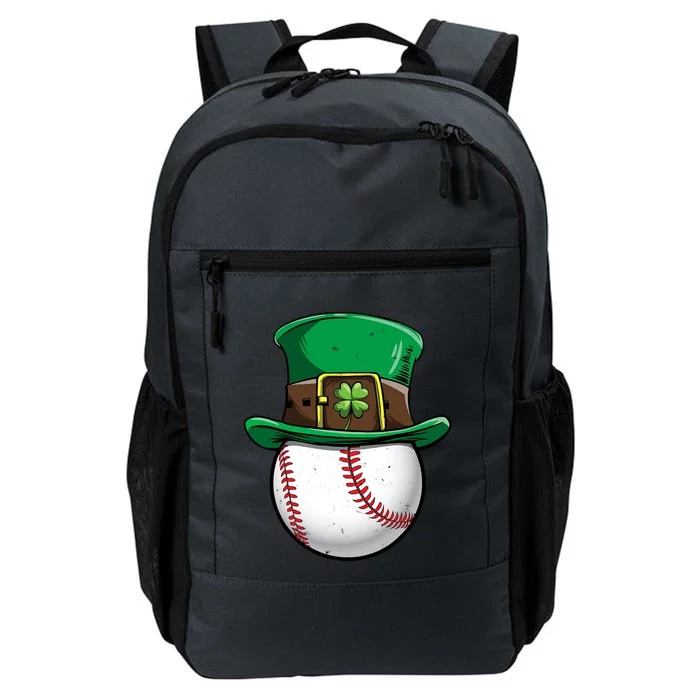 Baseball St Patricks Day Ball Leprechaun Catcher Cool Gift Daily Commute Backpack