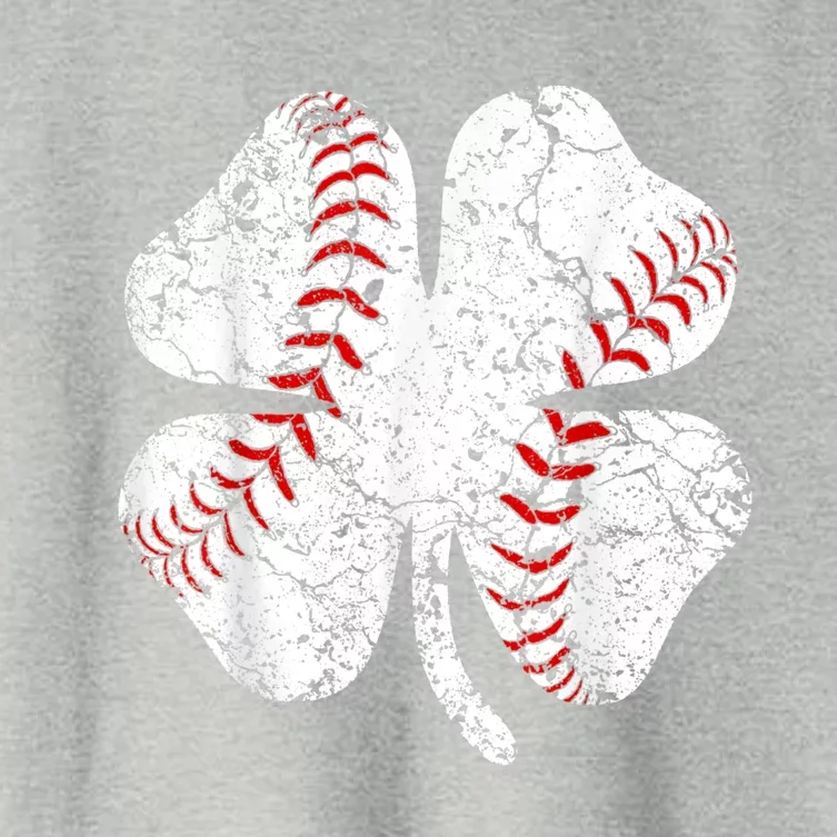 Baseball St Patricks Day, Shamrock, St Patricks Day, Funny St Patricks Day, Women's Crop Top Tee