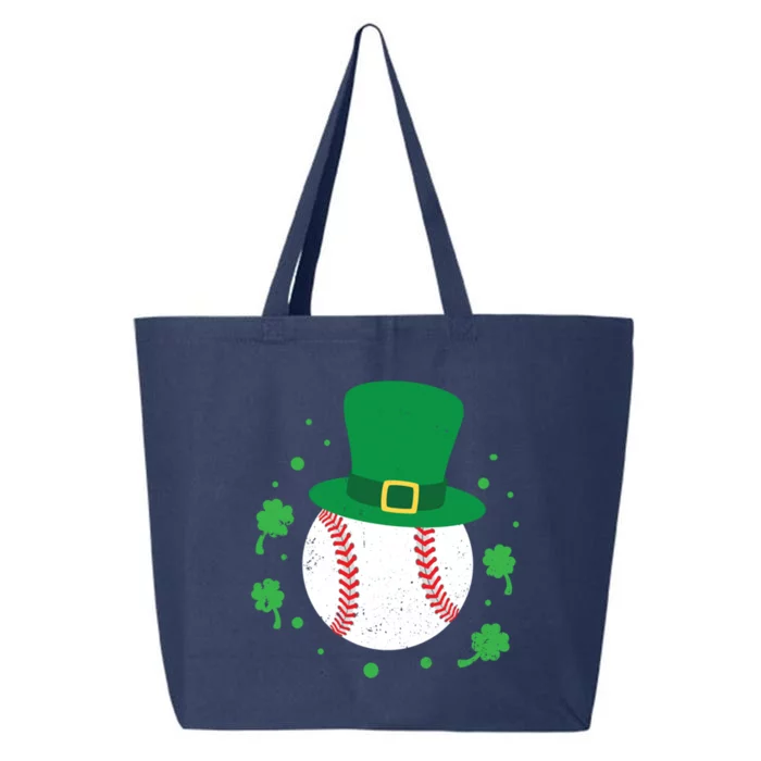 Baseball St Patricks Day Shamrock Gift 25L Jumbo Tote