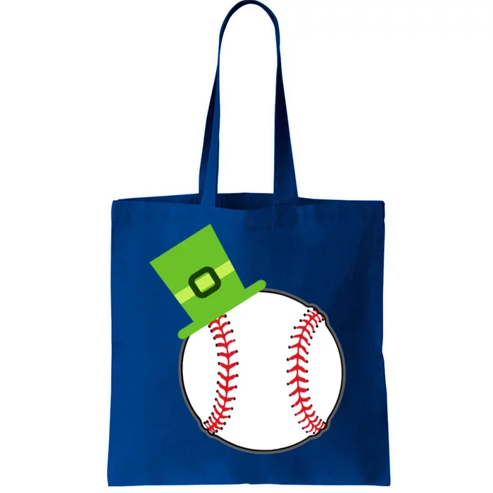 Baseball St Patricks Day Sports Green Leprechaun Hat Gift Tote Bag