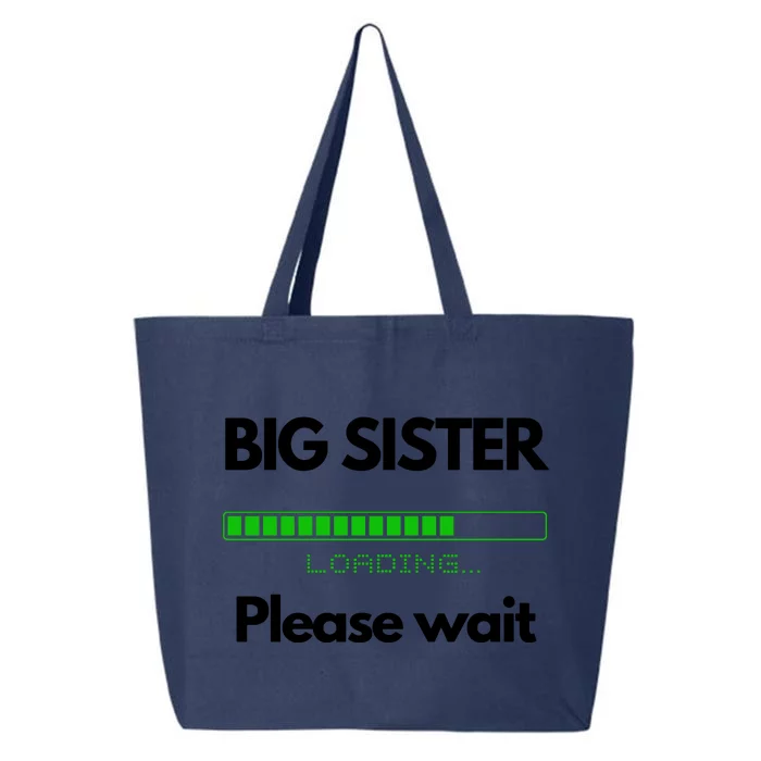 BIG SISTER Please Wait Loading 25L Jumbo Tote