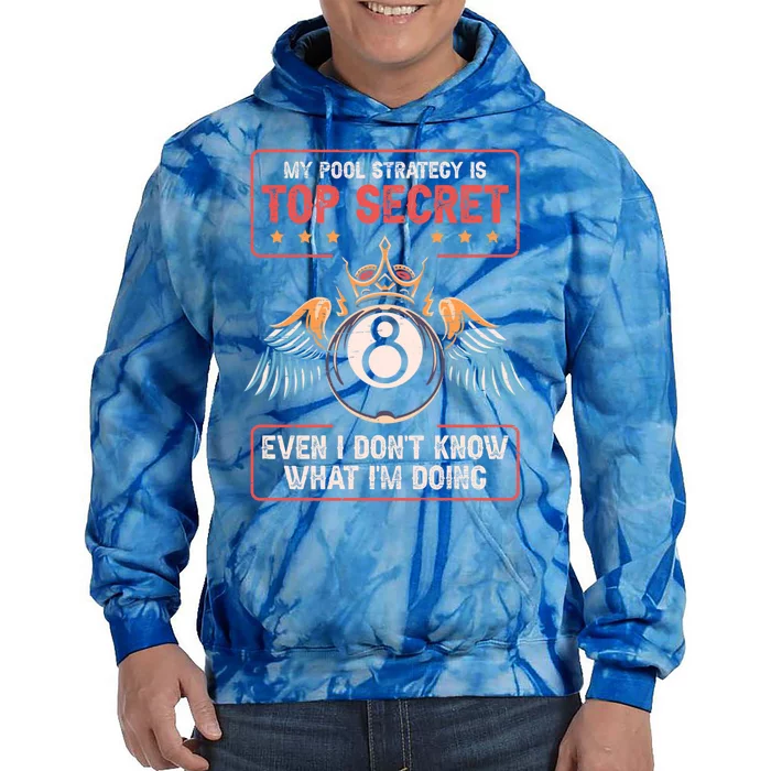 Ball Sports Pool Player Billiard Gift Tie Dye Hoodie