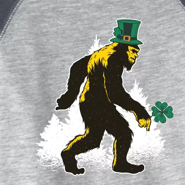 Bigfoot St Patricks Day Toddler Fine Jersey T-Shirt