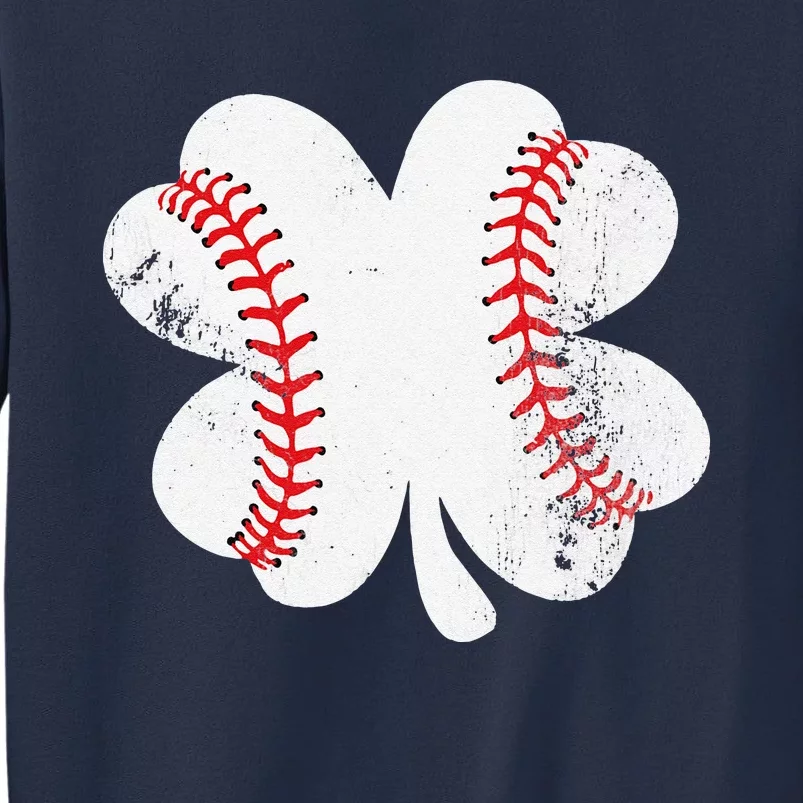 Baseball St Patricks Day Shamrock Catcher Pitchers Sweatshirt